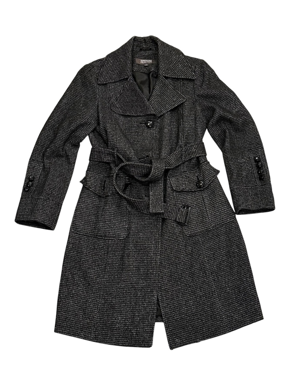 Kenneth Cole Women’s belted Peacoat